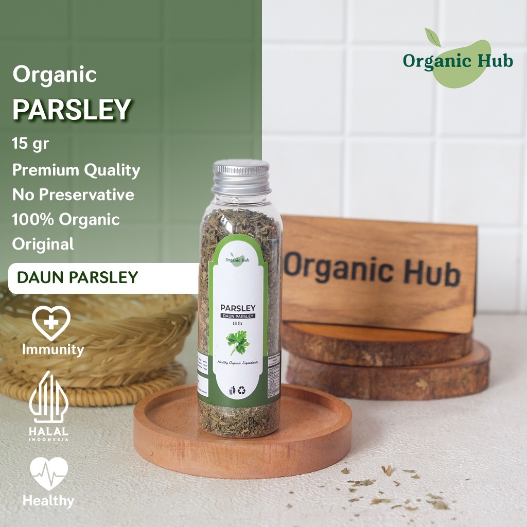 

Organic Hub Parsley Kering Bubuk Rempah Nusantara Asli MPASI Premium Quality 15 gr