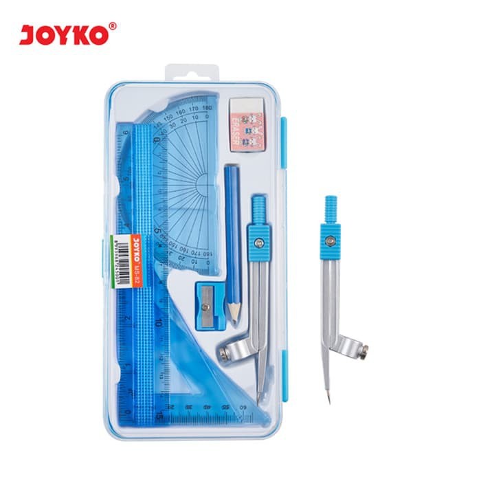 

(SET) Jangka Pensil Mekanik Lengkap / Math Set - Joyko MS-82
