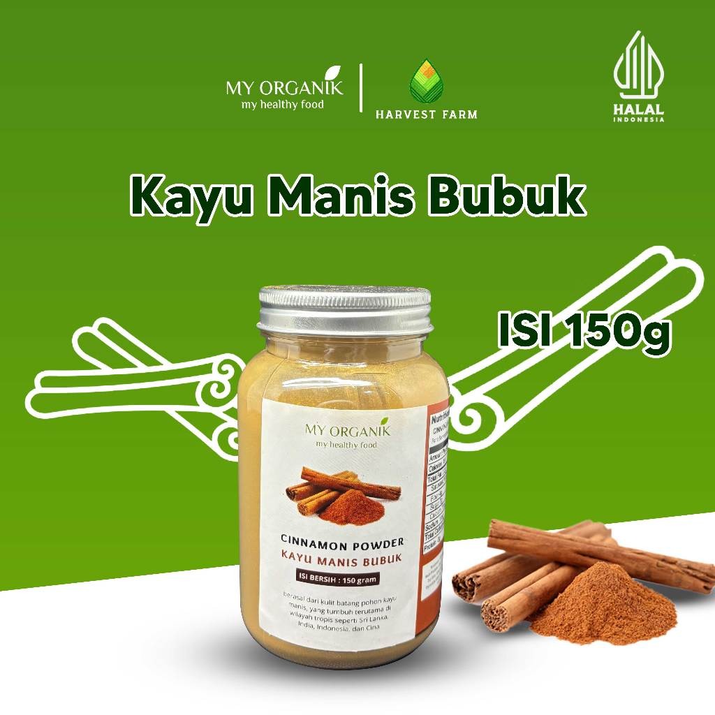 

My Organik Kayu Manis Organik Ekstrak Bubuk Mencegah Diabetes 150gr