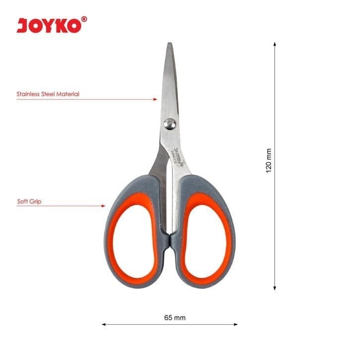 

Gunting Joyko Sc-828 Sg Soft Grip Gagang Grip Kecil - Satuan