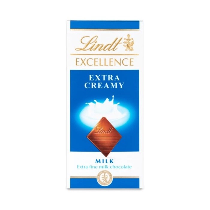 

READY STOCK!!! Lindt Excellence Dark Chocolate Coklat Hitam Mint Orange Milk Sea Salt - Creamy Milk
