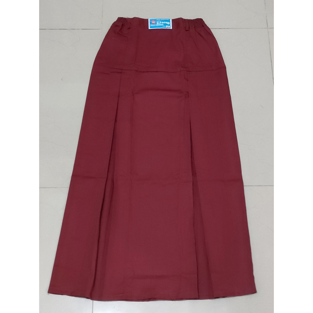 BAJU Seragam Sekolah SD MI Rok Panjang Merah Span Kelas 1 2 3 4 5 6