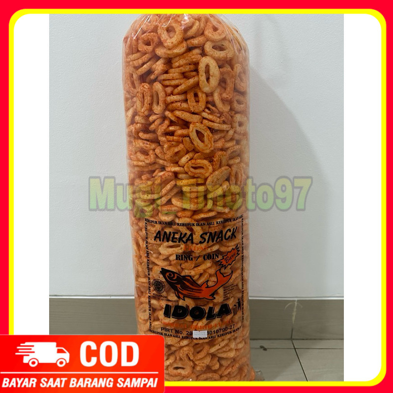 

Kerupuk Ring Pedas Rasa Balado 1000 gr