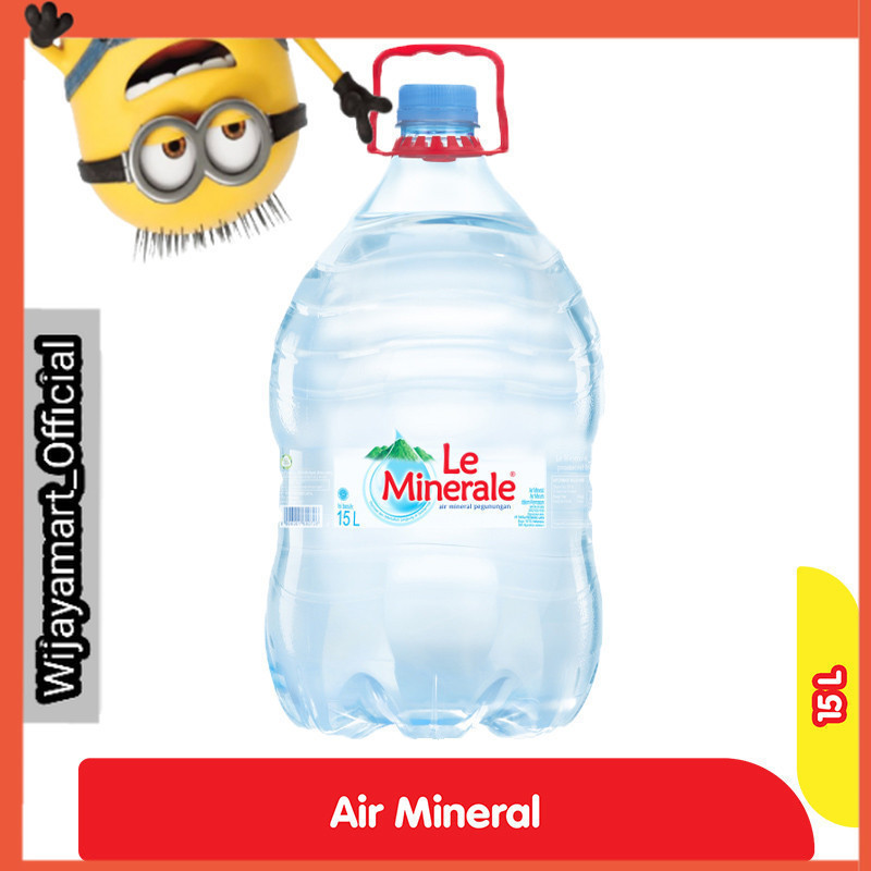

Le Minerale Air Mineral Galon 15 L