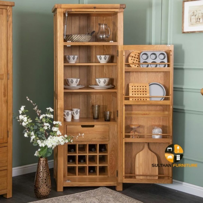 Cabinet Dapur/Lemari Dapur/Lemari Piring Kayu Jati Model Klasik Murah