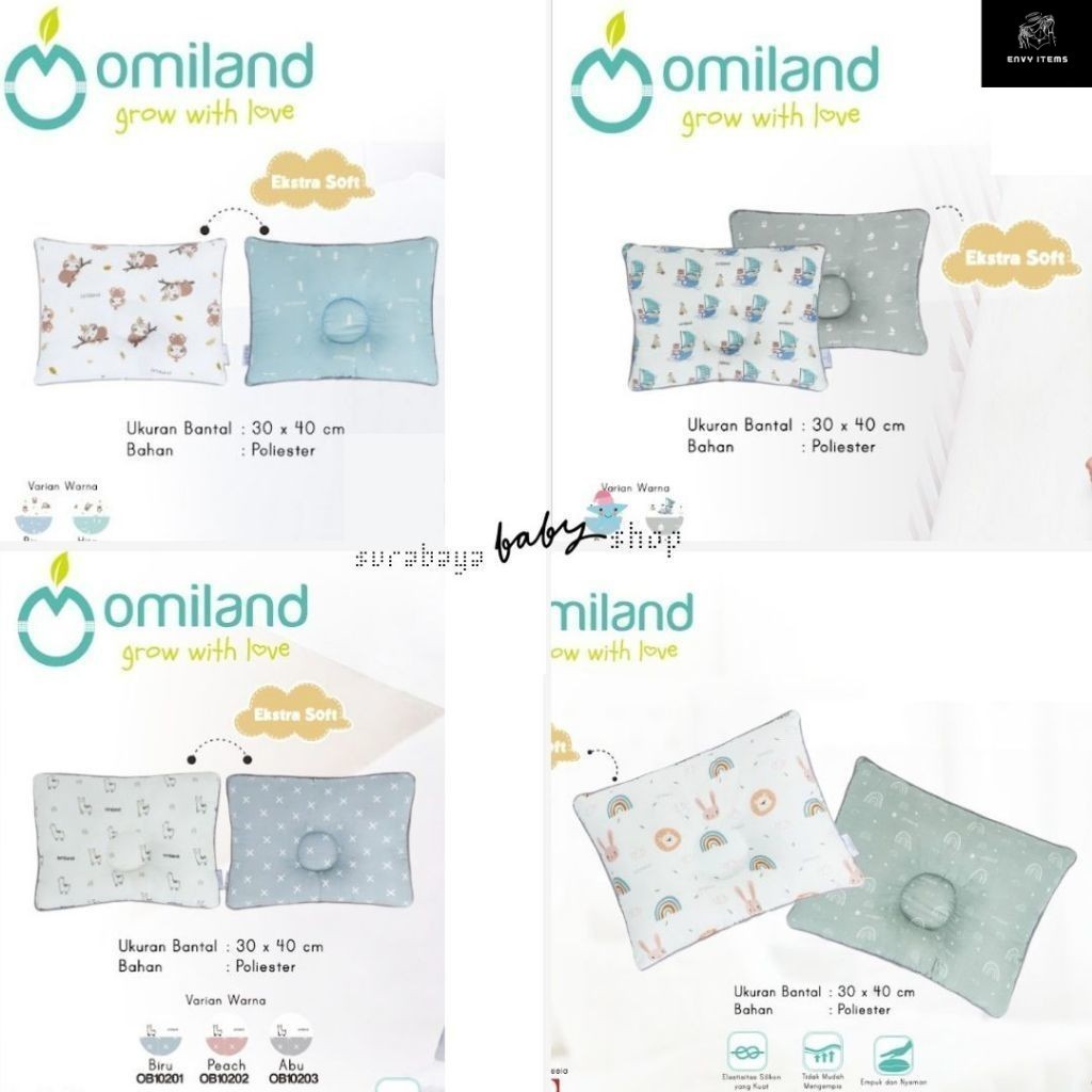 Omiland Bantal Bayi Omiland / Bantal Omiland / Bantal Peyang Omiland / Bantal Peang Omiland