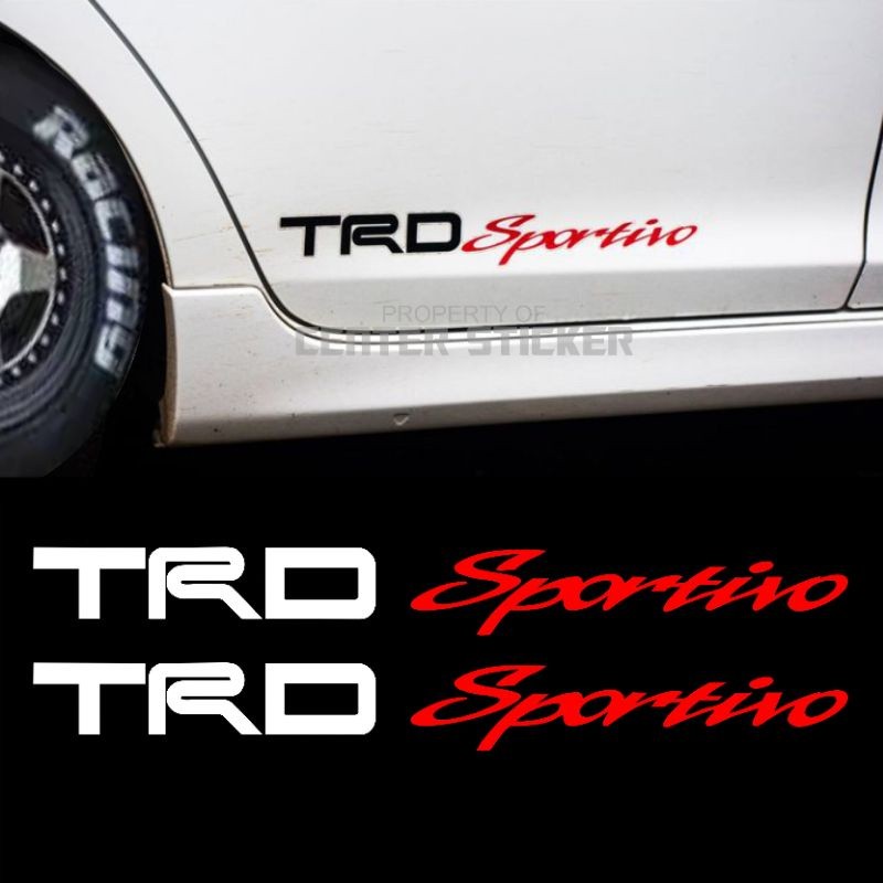 Sticker stiker trd sportivo stiker mobil trd sportivo