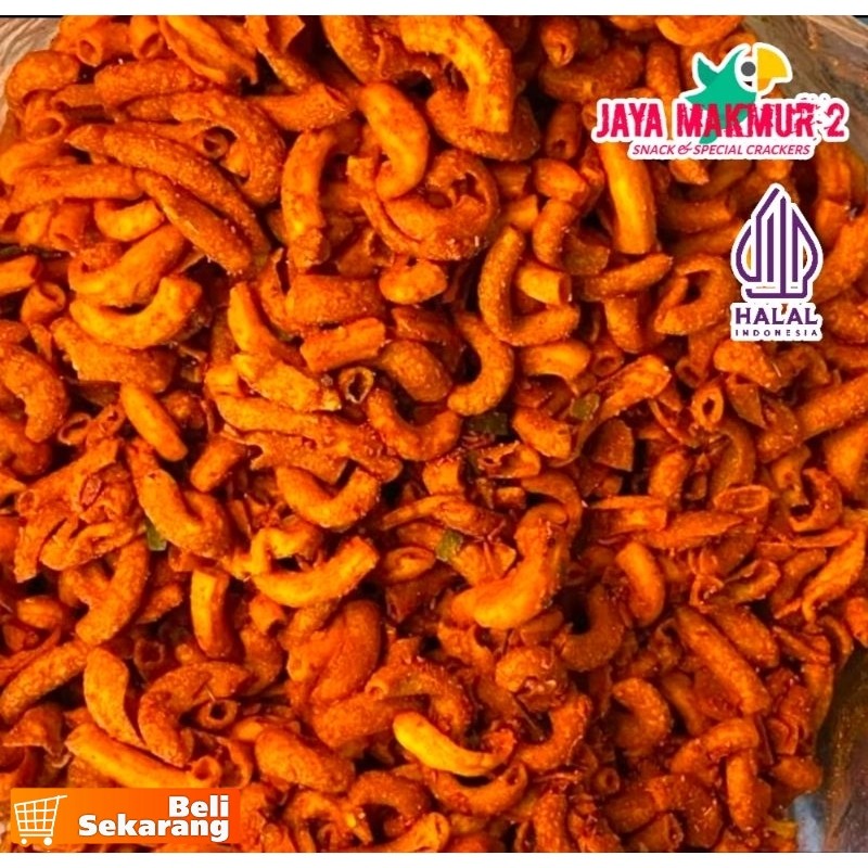 

makaroni pedas pipa 500gram pedas daun jeruk