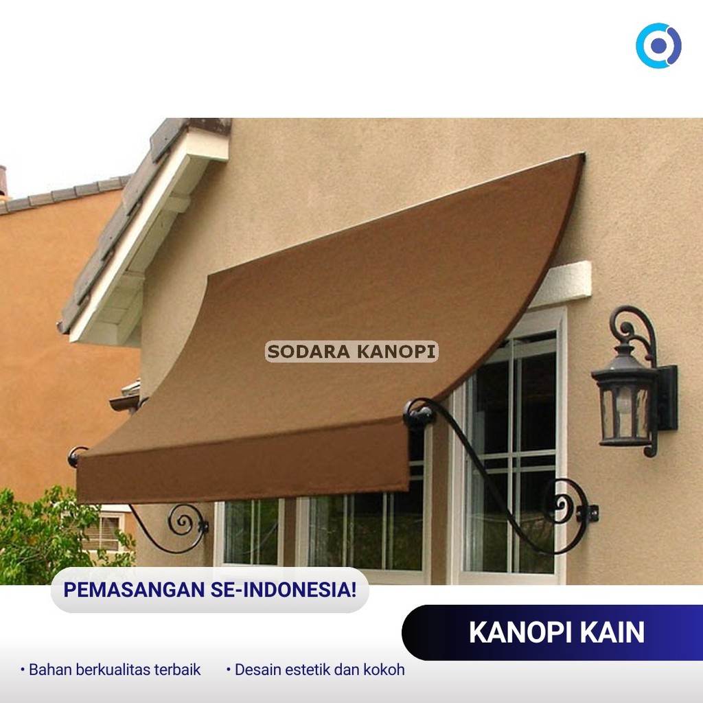 Kanopi Kain Minimalis Modern