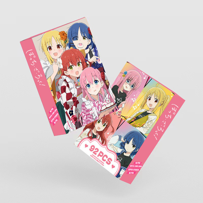 

92pcs BOCCHI THE ROCK Lomo Card Stickers Postcard Games Japanese Anime Collection Gift For Fans Party Decorations Toy