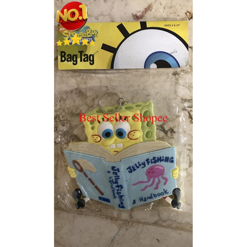 Sponge Bob Bag Tag Mainan Toy FAZ Store
