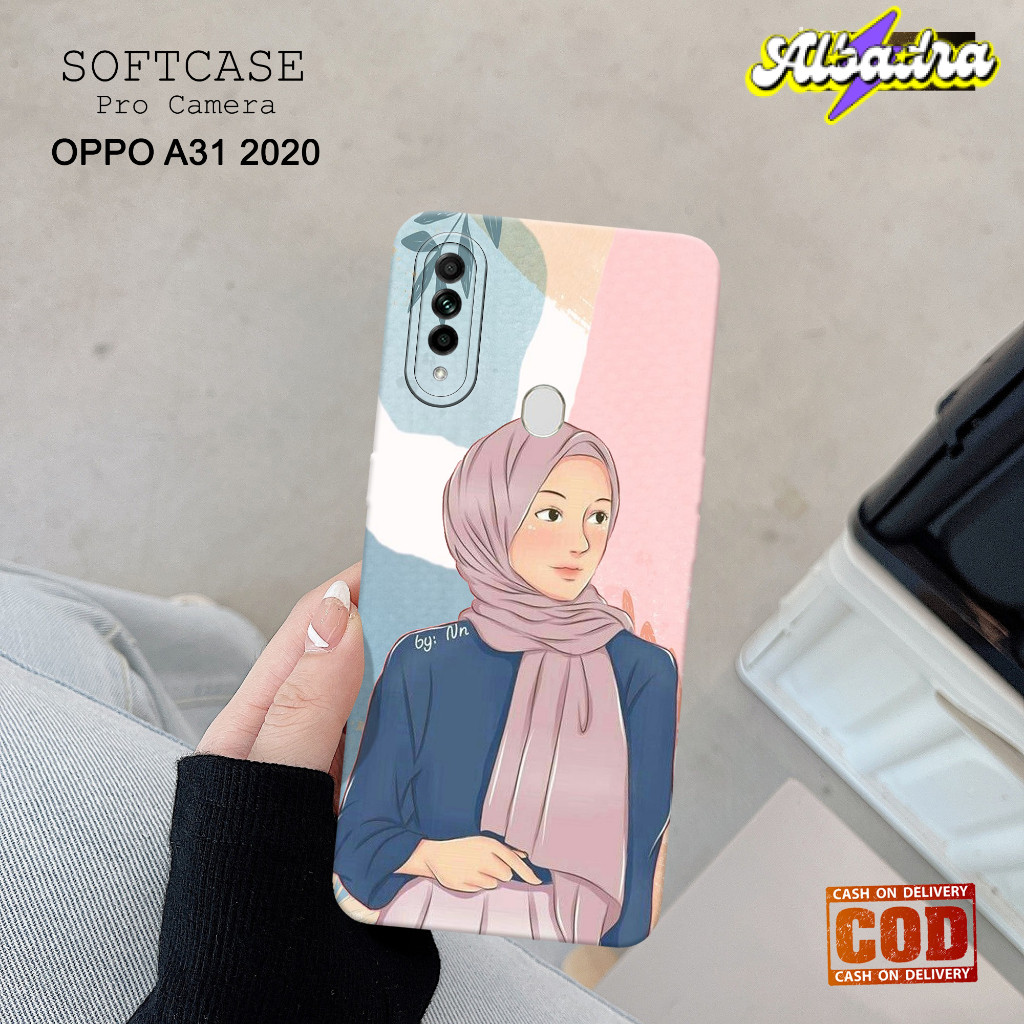 Case Hp OPPO A31 2020 Terbaru - Fashion Case HIJAB - Casing Hp OPPO A31 2020 - Softcase Pro Camera H