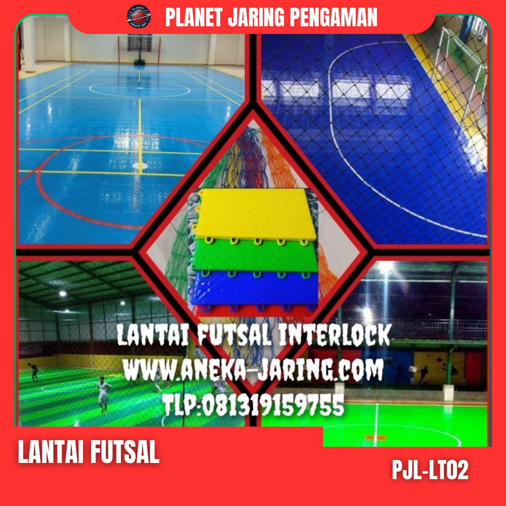 Lantai Interlock Lapangan Futsal Badminton Volly Badminton Dll...
