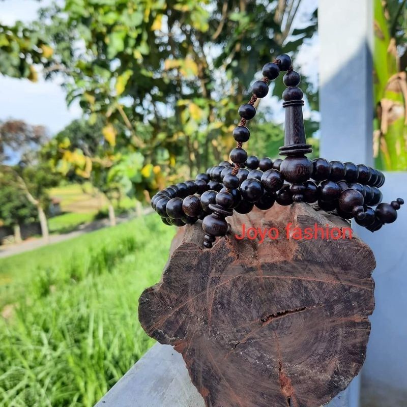 TASBIH KALUNG GELANG FOSIL AKAR GALIH ASEM MATI NGURAK 99 BUTIR
