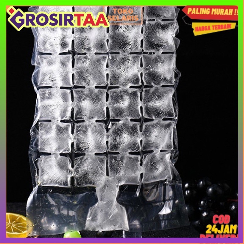 COD MAKASSAR Cetakan Es Batu Plastik Anti Pecah / Ice Pack / Tempat Es Batu (m) GROSIRTAA