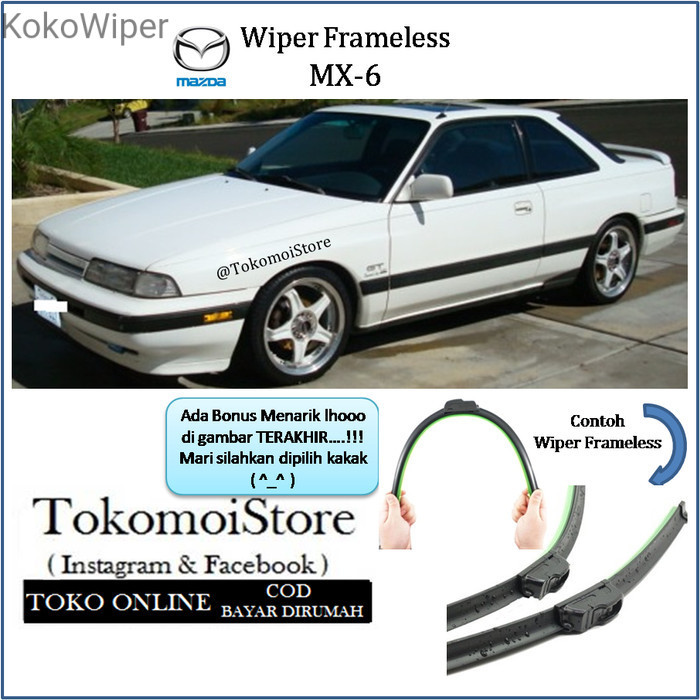Kokowiper Wiper Banana Lentur MAZDA MX-6 MX 6