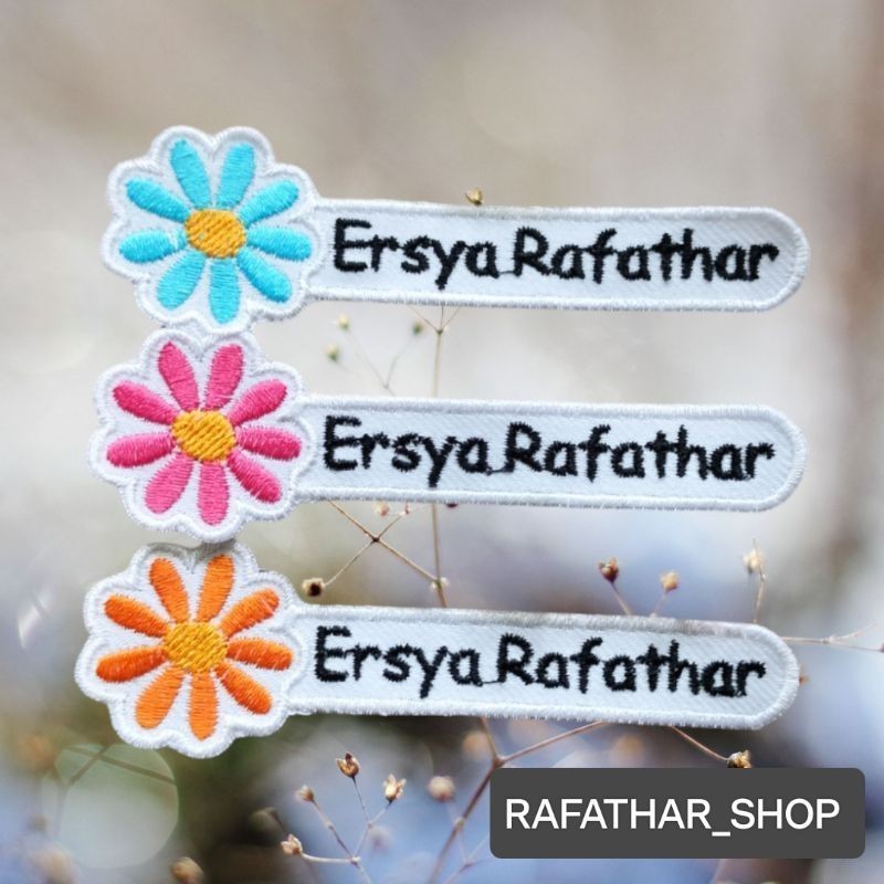 Bordir Bed Nama Bunga Bordir Bet Nama Dada bordir