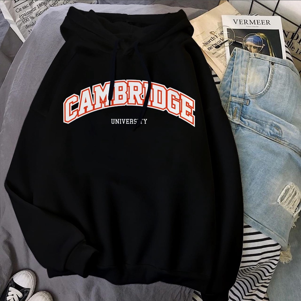 HOODIE ATASAN OOTD PRIA WANITA JACKET MURAH KEREN CAMBRIDGE UNIVERSITY HODIE SWITER COWOK CEWEK PREM