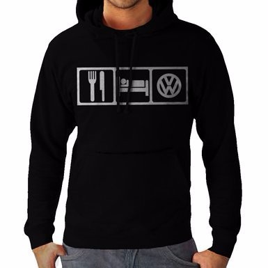wana production Hoodie Sweater Eat Sleep Volkswagen