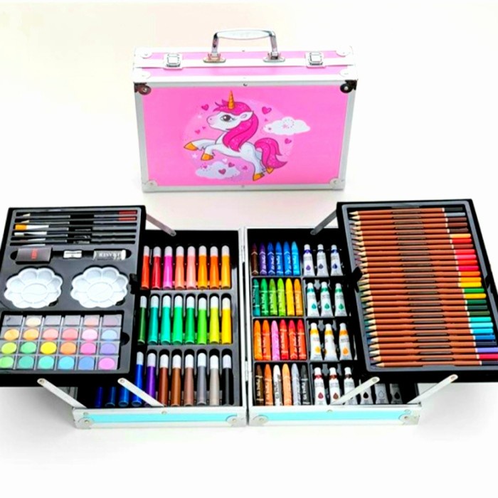 

Hadiah Ultah Anak Crayon Set Lengkap Koper 145 pcs Mewah