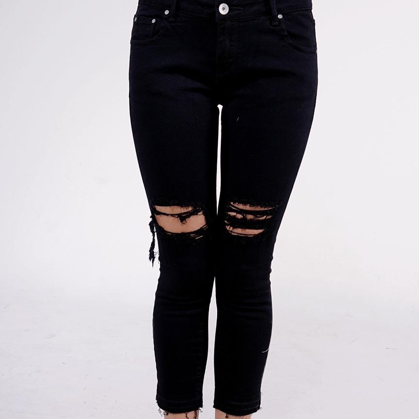 Ninety Degrees Celana Jeans Wanita A2 Series Black 42SA2D3BK