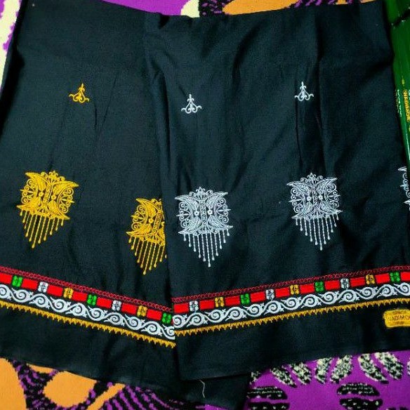 Sarung Aceh Motif Wadimor Pintu Aceh Motif Bordir Timbul Sarung Solat Sarung Aceh