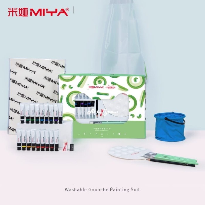 

MurMer COD Miya Acrylic / Gouache Color Painting Set 13pcs / Cat Akrilik Gouache - Gouache Set