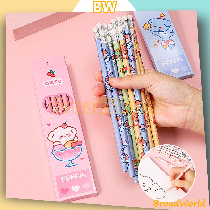 

Pensil Set Pack Cute / Pensil Set Alat Tulis Sekolah Anak Cute / Set Pensil Tulis Motif