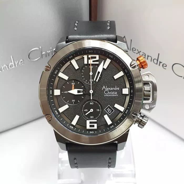 JAM TANGAN PRIA ALEXANDRE CHRISTIE AC 6487 6487MC FULL BLACK