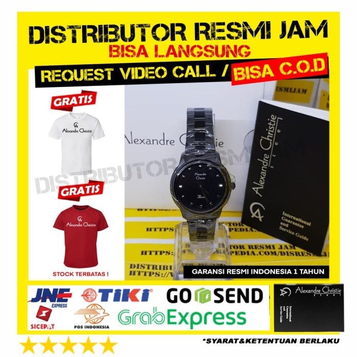 JAM ALEXANDRE CHRISTIE 2835 LH AC 2835LH 2835LH GARANSI RESMI 12 BULAN