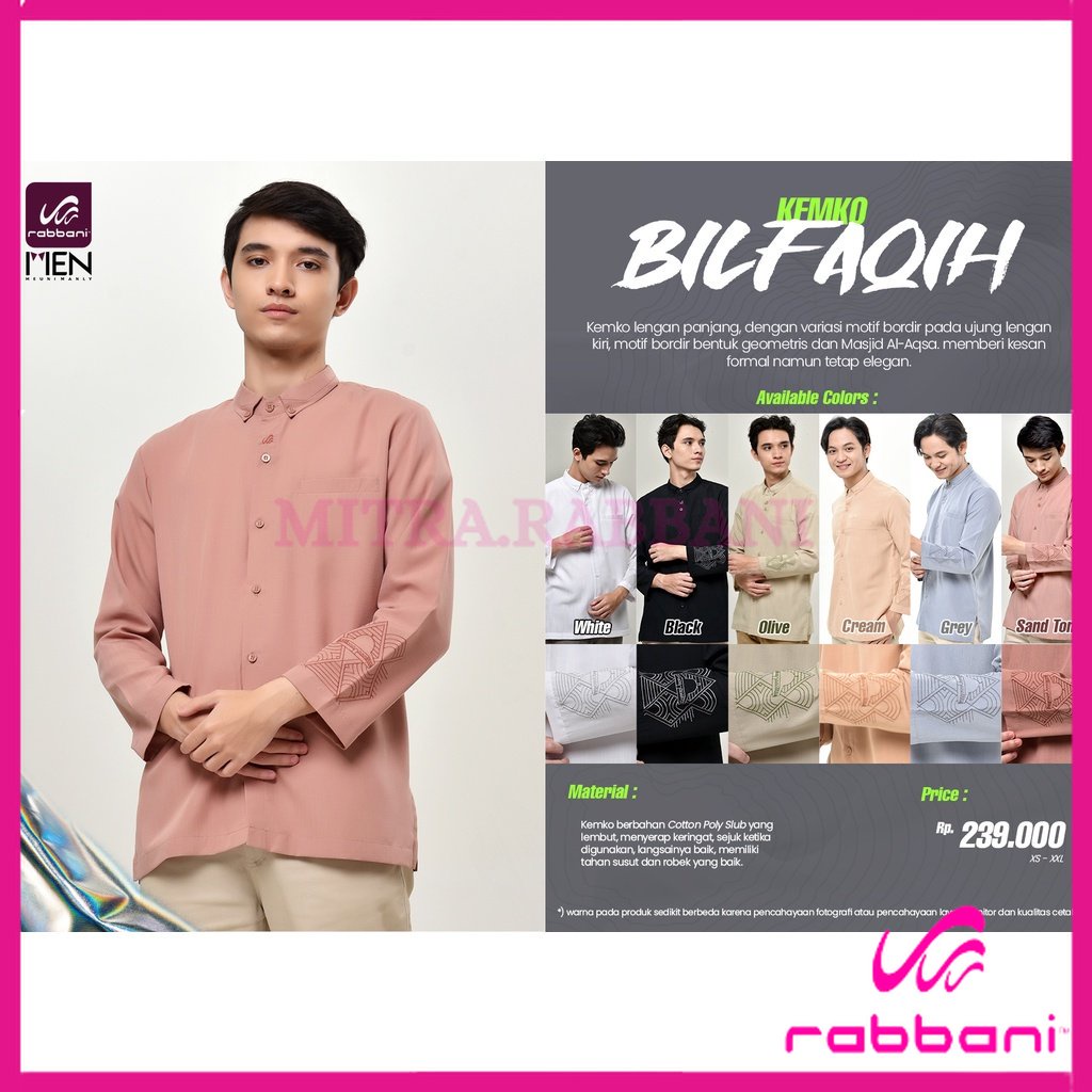 Kemko Lengan Panjang Rabbani Kemko Bilfaqih