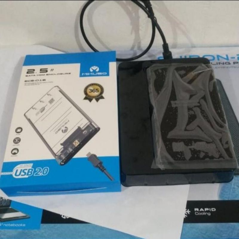 Casing Enclosure converter hardisk hdd eksternal portabel portable USB 2.0Nisuta ECS-016 casing Hard