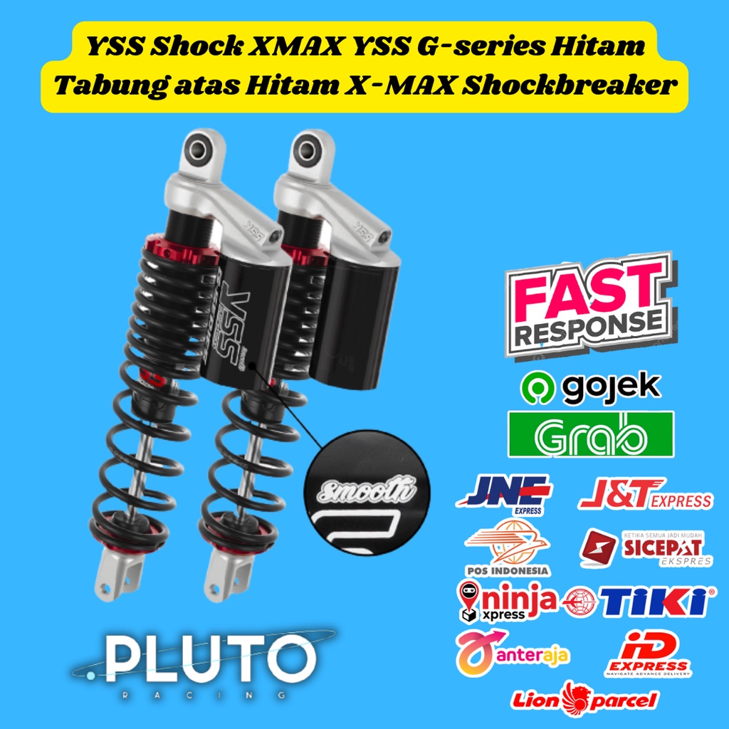 YSS Shock XMAX YSS G-series Hitam Tabung atas Hitam X-MAX Shockbreaker