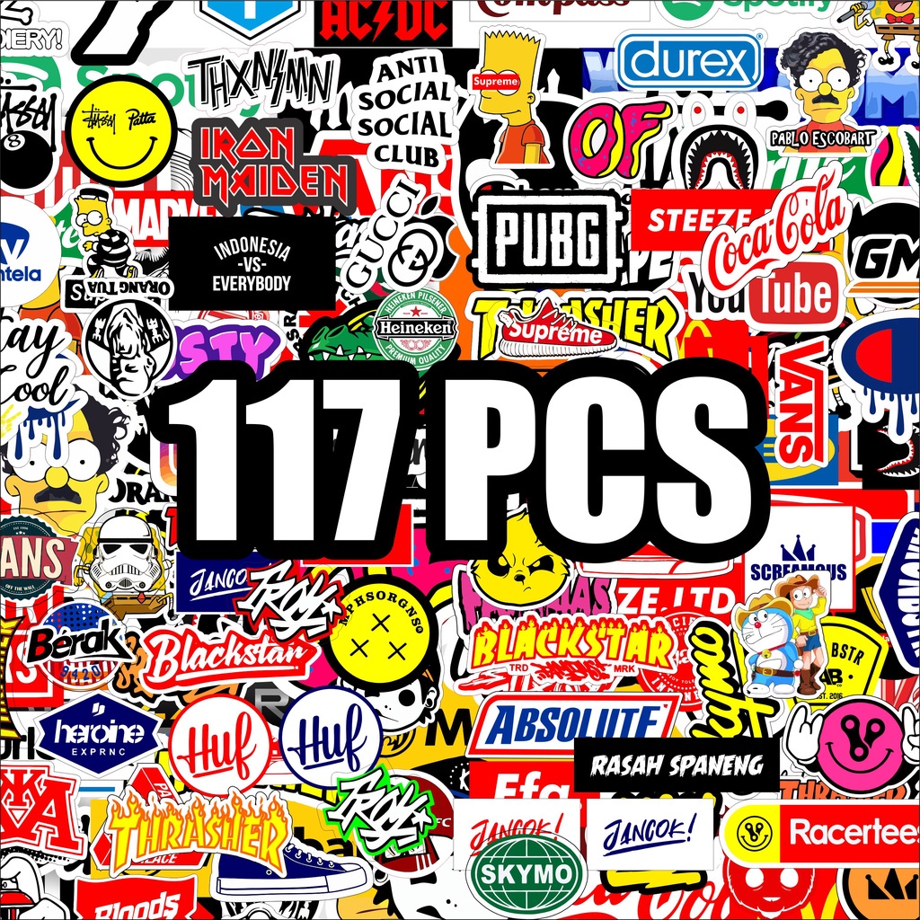 

117 STIKER MINI STIKER BRAND STIKER RACING STIKER DECAL STIKER TUMBLER KULKAS HP CASE LAPTOP DLL