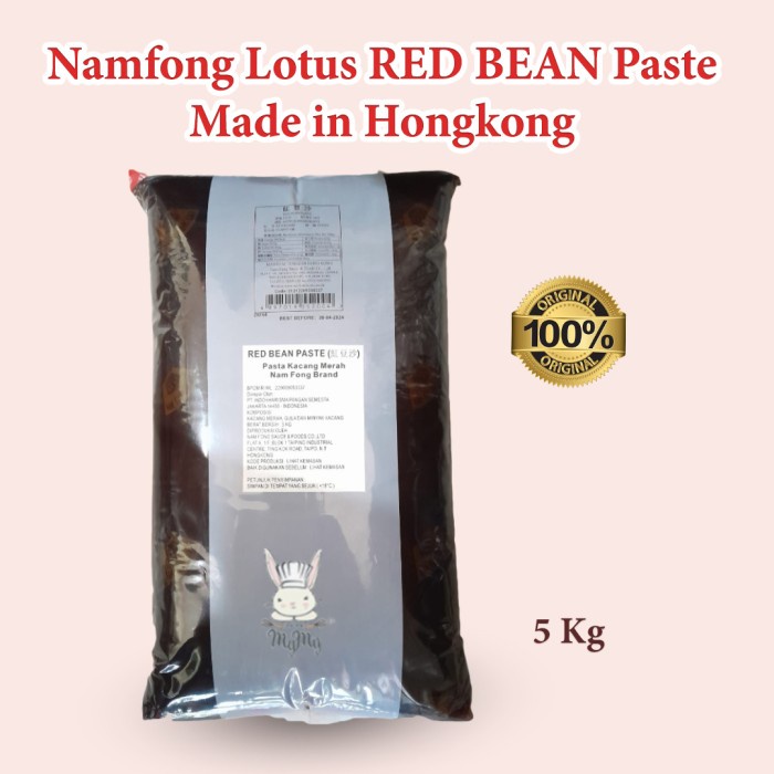 

Termurah [ Best Seller ] Namfong Red Bean Paste 5Kg