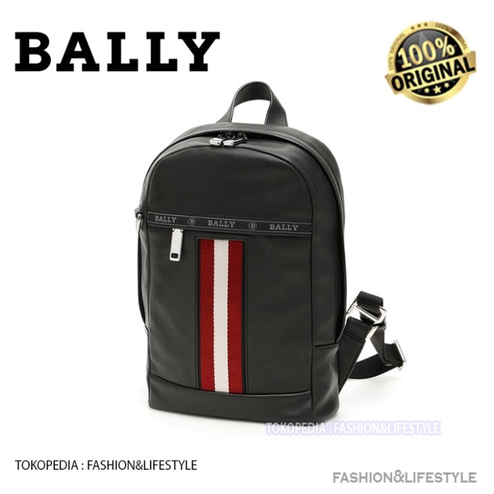 TAS BALLY Hari Leather Sling Bag In Black - ORIGINAL BALLY