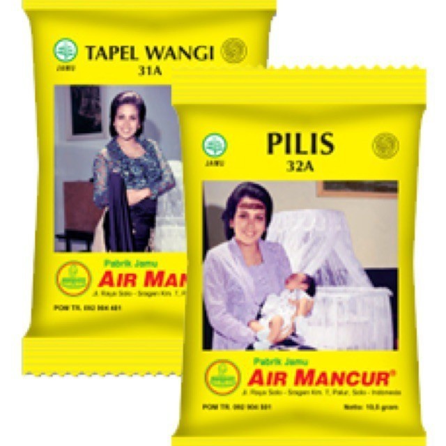 

Pilis dan Tapel Air Mancur Renteng Padat 10 pcs 10gR - untuk Kurang darah Pening