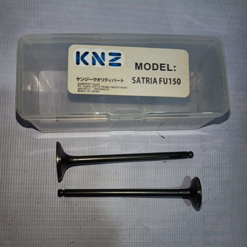 PAYUNG KLEP VALVE SET EX IN SATRIA FU 150 KNZ Rossi variasi & sparepart Rossi variasi & sparepart