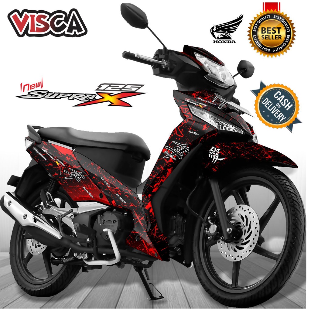 Decal Supra X 125 Fi Modif Keren Stiker Supra X 125 Fi Full Body Stiker Supra X 125 Fi Full Body Str