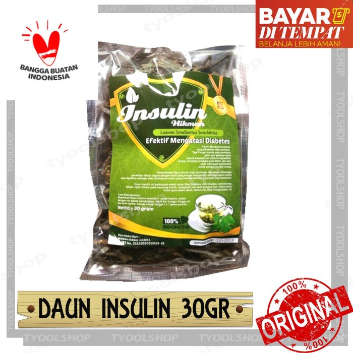 

Daun Insulin Efektif untuk Diabetes - 30 gram