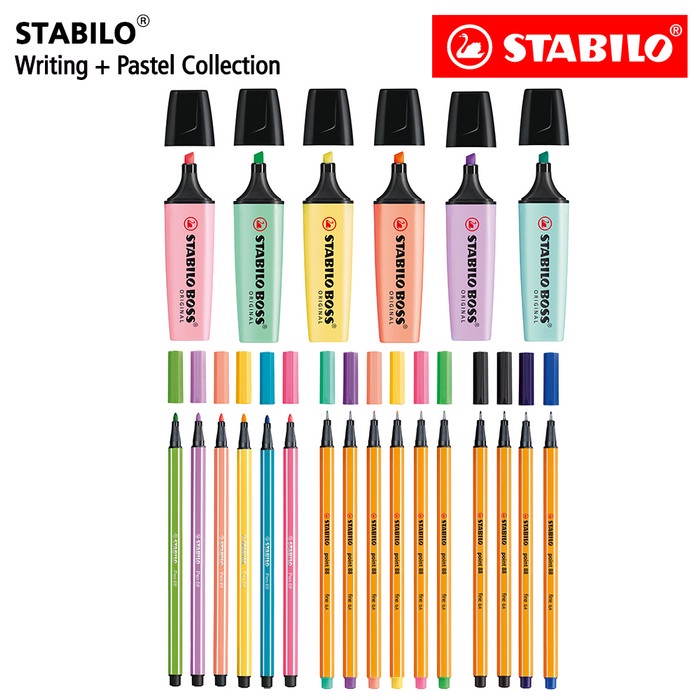 

[New] STABILO Pastel Collection - Set 22 BOSS Pen 68 point 88