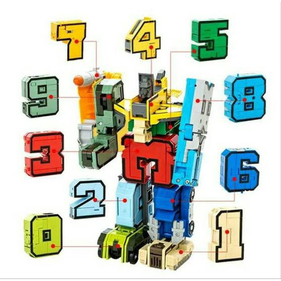 EMCO Pocket Morphers Number Set - 10 Pcs