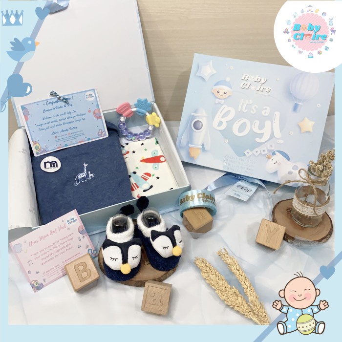 

New Mothercare hampers baby boy bodysuit, kado lahiran, parcel bayi