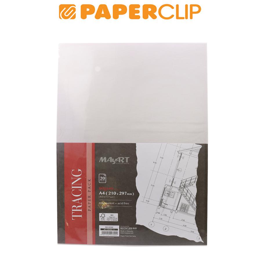 

KERTAS KALKIR / TRACING PAPER MAYART A4 80-00392-0