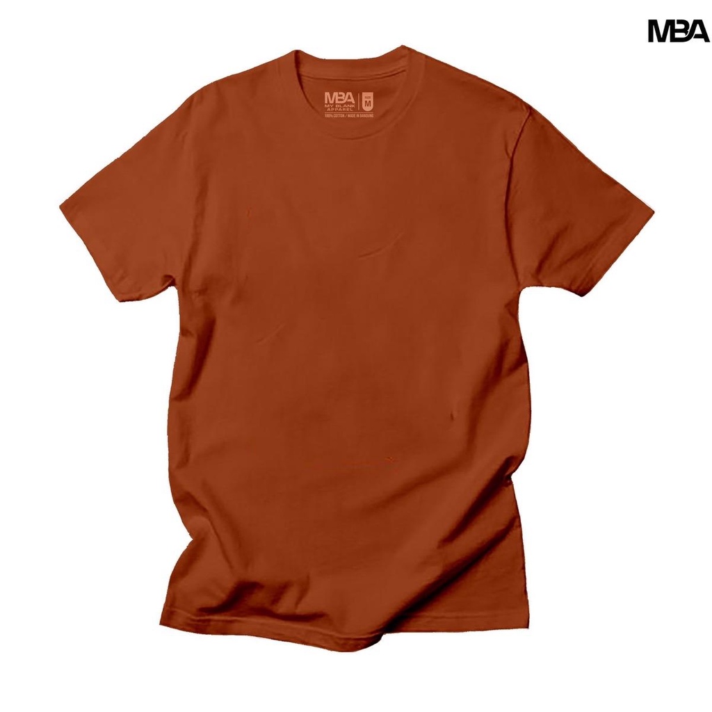 TERBARU MBA-KAOS POLOS PRIA BASIC TSHIRT LENGAN PENDEK UNISEX COTTON COMBED 24S PREMIUMDISTRO-VOL1