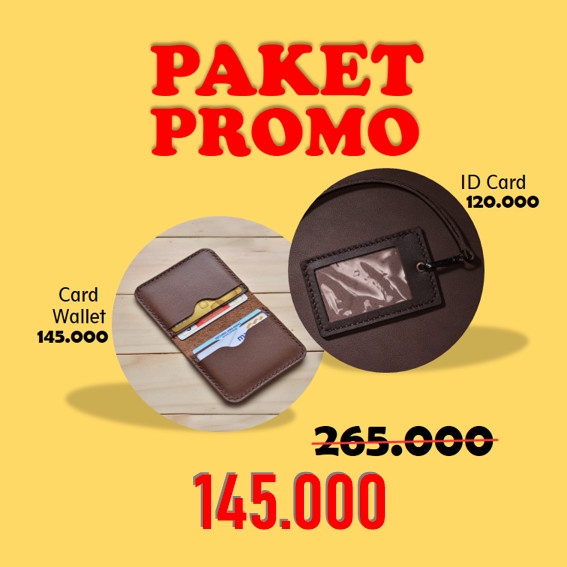 

Best Seller-Promo CREDIT CARD HOLDER GENUINE LEATHER CARD HOLDER KARTU KREDIT HANDMADE
