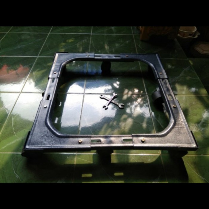 Sintias alas kulkas / roda kulkas / kaki kulkas roda 8 - Hitam R8