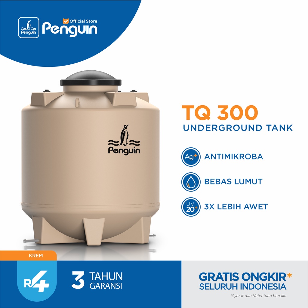 Penguin Tangki | Toren | Tandon Air TQ 300 3000 liter