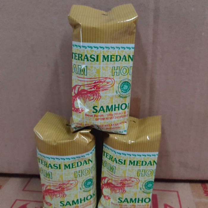 

terasi udang samhok medan bulat irisan 140gr