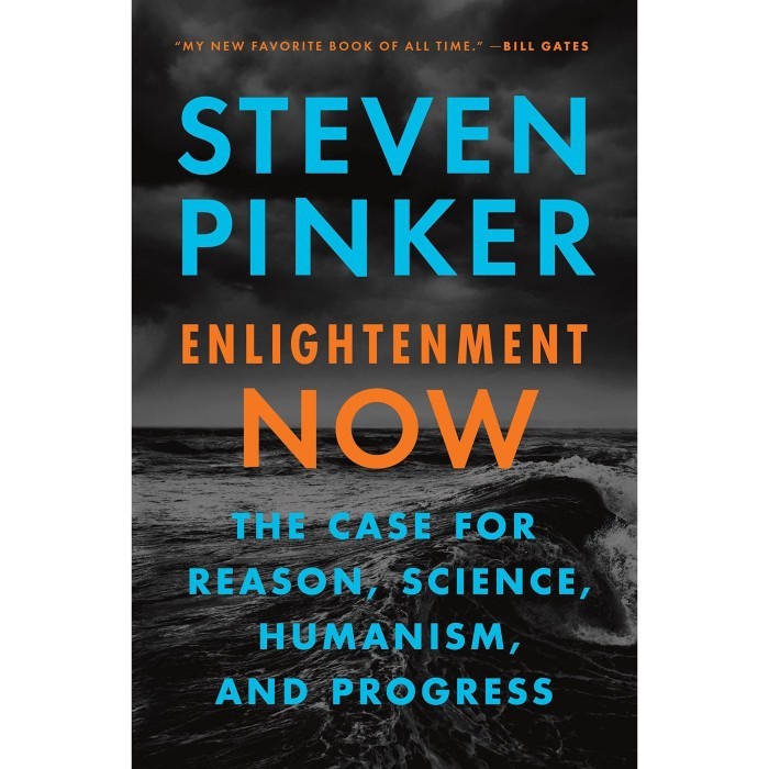 Buku Enlightenment Now by Steven Pinker